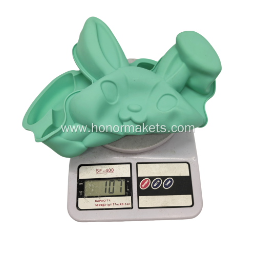 EASTER Bunny with Egge Silicone Mould